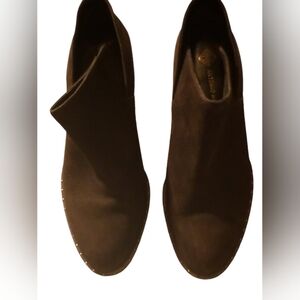 Antonio Melani- Ankle Boots, Size 6-M, Brown Suede Upper, Non-Slip Bottom, 2"...